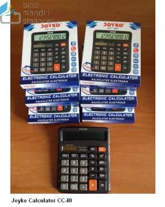 Contoh Joyko Calculator CC-40 Kalkulator Meja 12 Digit merek Joyko