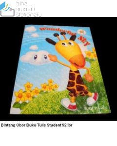 Gambar Atk Bintang Obor Buku Student 92 Lembar Beli di Toko Bina Mandiri Stationery harga murah semua peralatan sekolah lengkap