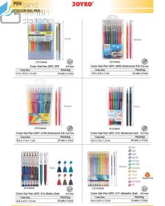 Jual Gel Pen Warna Warni Tinta Gel Joyko Color Gel Pen GPC-317 (Metalic Gel) termurah harga grosir Jakarta