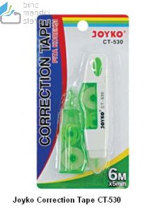 Contoh Joyko Correction Tape CT-530 Pita Koreksi Tipex Roll Penghapus Tulisan merek Joyko