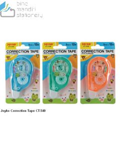 Contoh Joyko Correction Tape CT-540 Pita Koreksi Tipex Roll Penghapus Tulisan merek Joyko