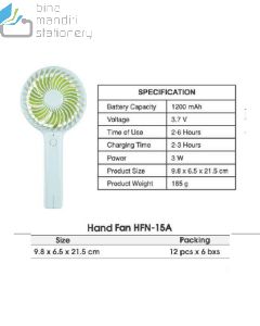 Contoh Joyko Hand Fan HFN-15A merek Joyko