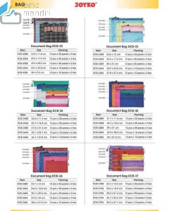 Foto Kantong Poket Resleting Dokument Joyko Document Bag DCB-34 B4 (Kombinasi) merek Joyko