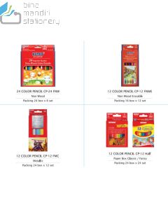 sample Image perlengkapan Pensil Warna Kenko Pencil Colour CP-12 FNW