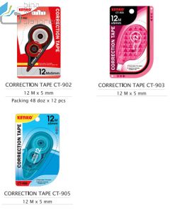 Contoh alat tulis Koreksi Kertas Pita Kenko CT-903 Correction Tape dan gambarnya