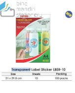 Gambar Joyko Transparent Label Sticker LBSR-10